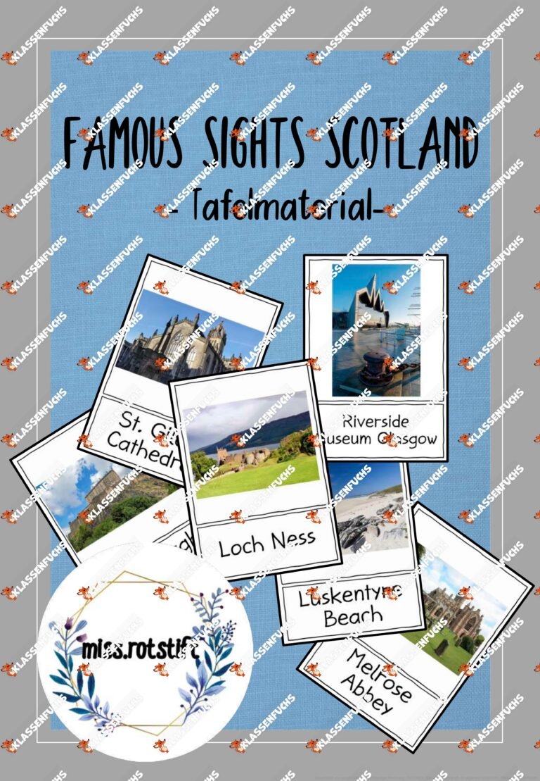 Scotland – Famous Sights – Tafelmaterial